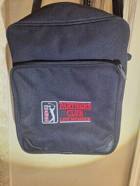 PGA Tour Partners Club Life Member Black Crossbody Travel Bag OS
